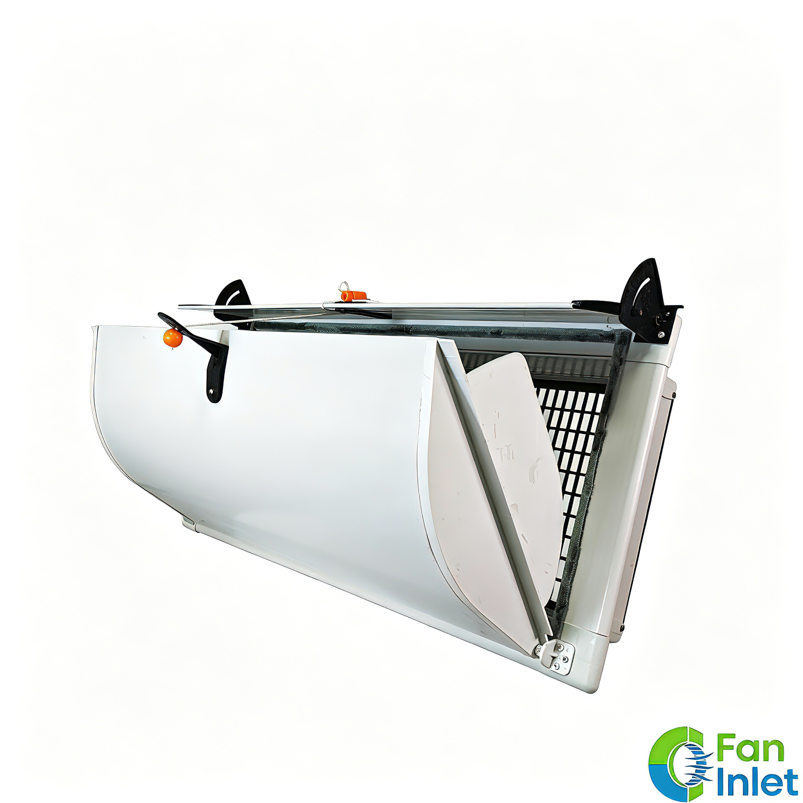 Curved-flap Side Wall Air Inlet